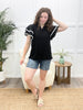 Playful Feelings Top - Black