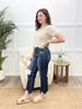 Delaney High Rise Crop Straight Jeans