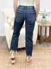 Delaney High Rise Crop Straight Jeans