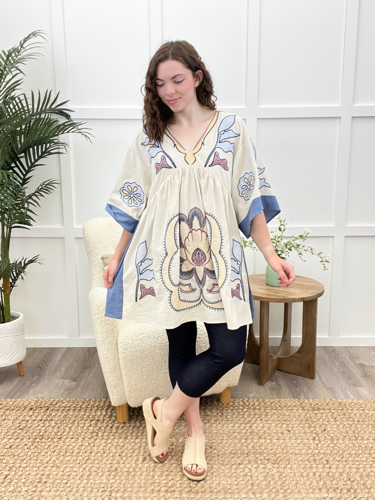 Are You Going My Way Tunic - Denim