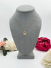 Diamond Paw Print Necklace - Gold