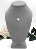 Opal Heart Necklace - Silver