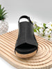 Corkys Volta II Sandals - Black Smooth
