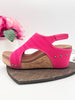 Corkys Carley Wedge - Fuchsia Knit
