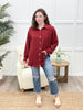It's Just A Dream Luxe Textured Button-Down Top