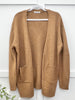 Catch A Groove Cardigan - Deep Camel