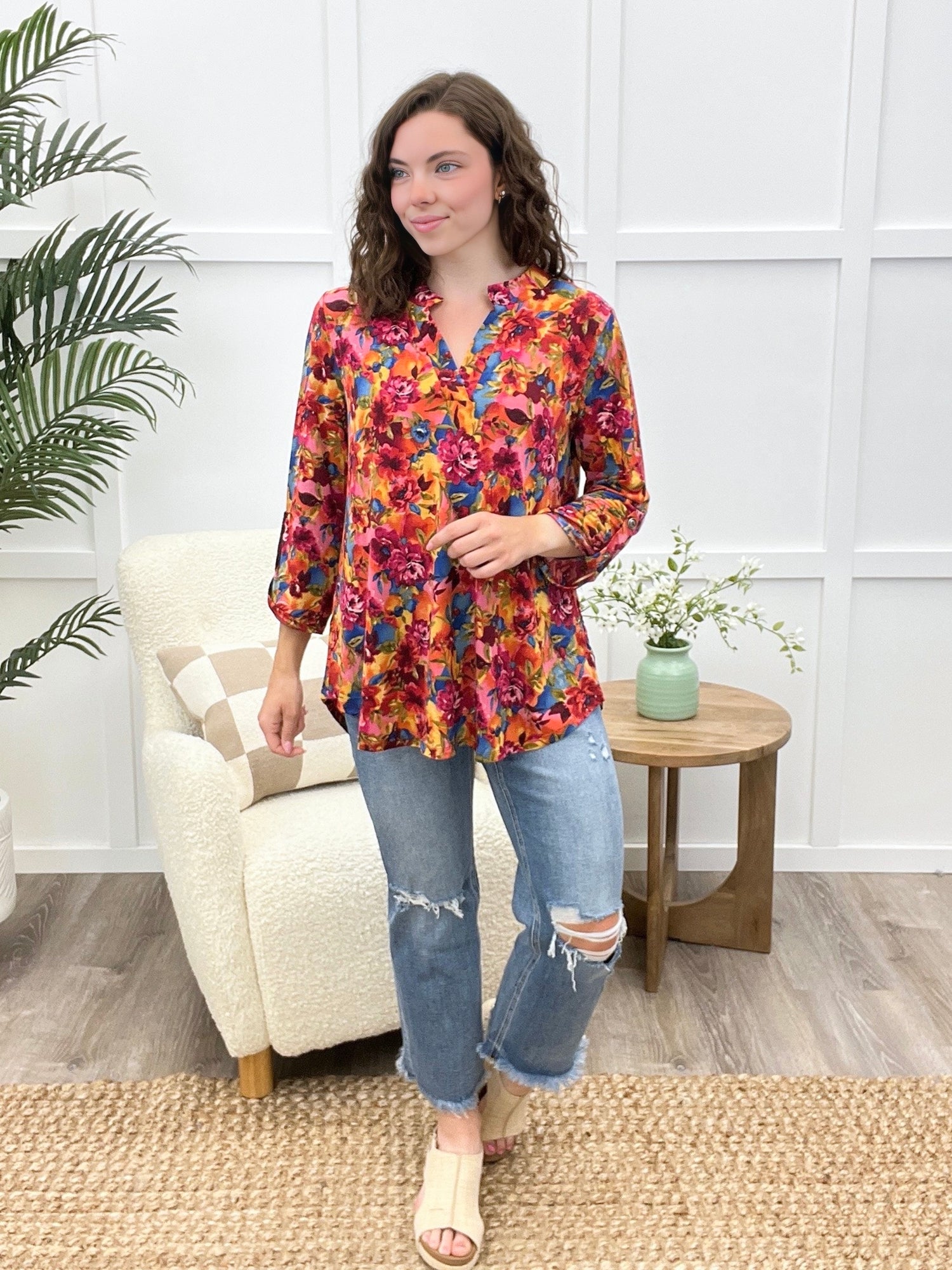 Dear Scarlett Extra Care Lizzy Top Mint Pineapple Boutique