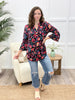 Dear Scarlett Graceful Blossoms Lizzy Bell Sleeve Top