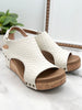 Corkys Carley Wedge - Ivory Woven