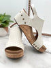 Corkys Carley Wedge - Ivory Woven