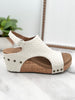 Corkys Carley Wedge - Ivory Woven