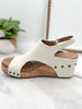 Corkys Carley Wedge - Ivory Woven