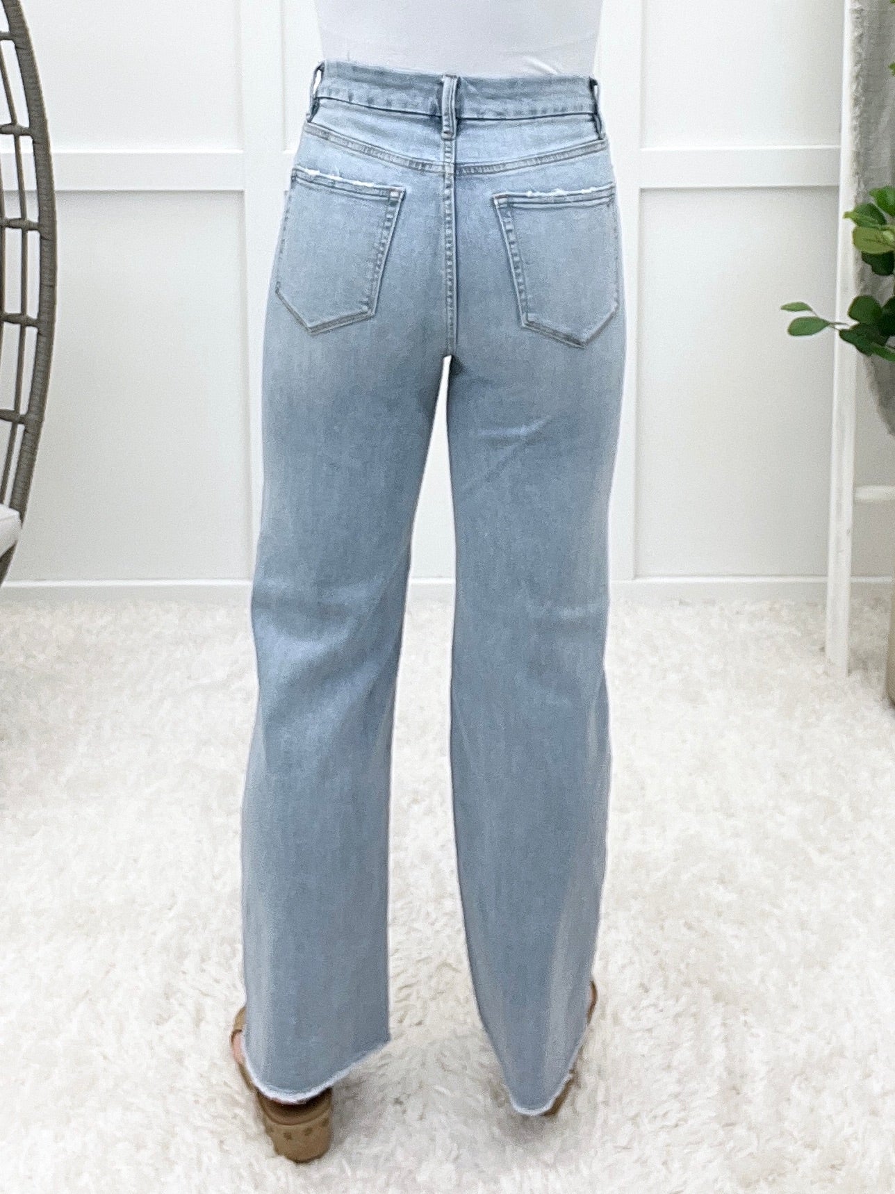 The Selina Super High-Rise Wide Leg Jeans