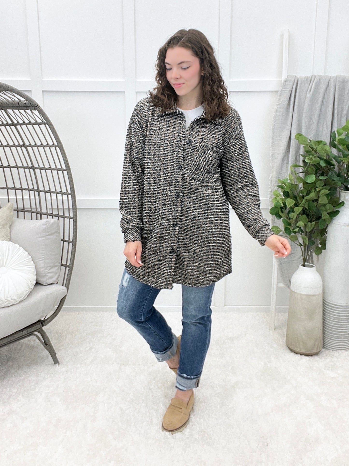 Know You Best Button Down Top