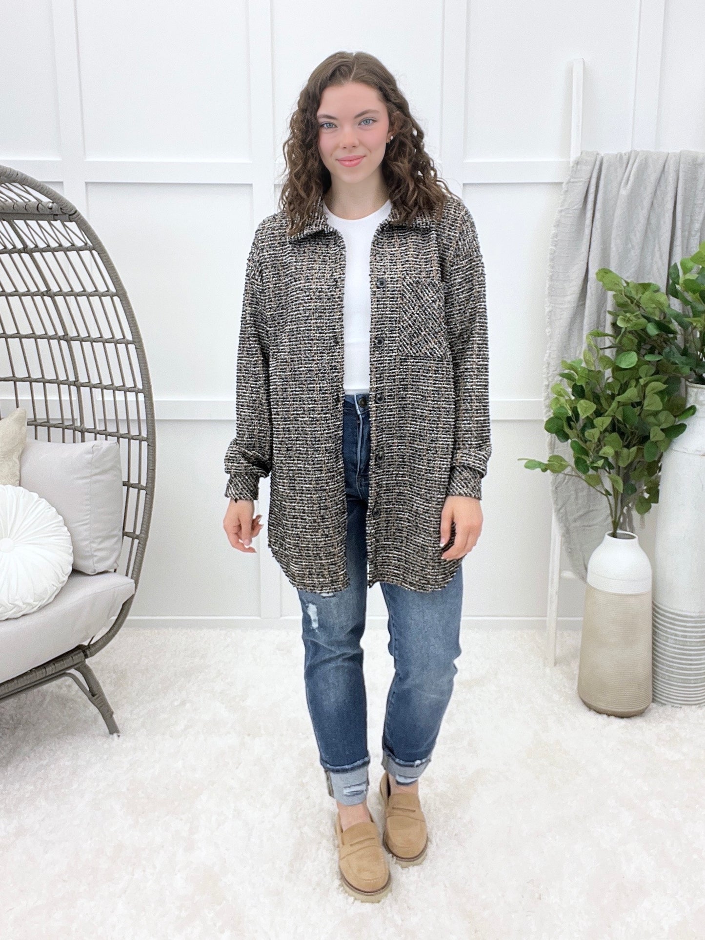 Know You Best Button Down Top