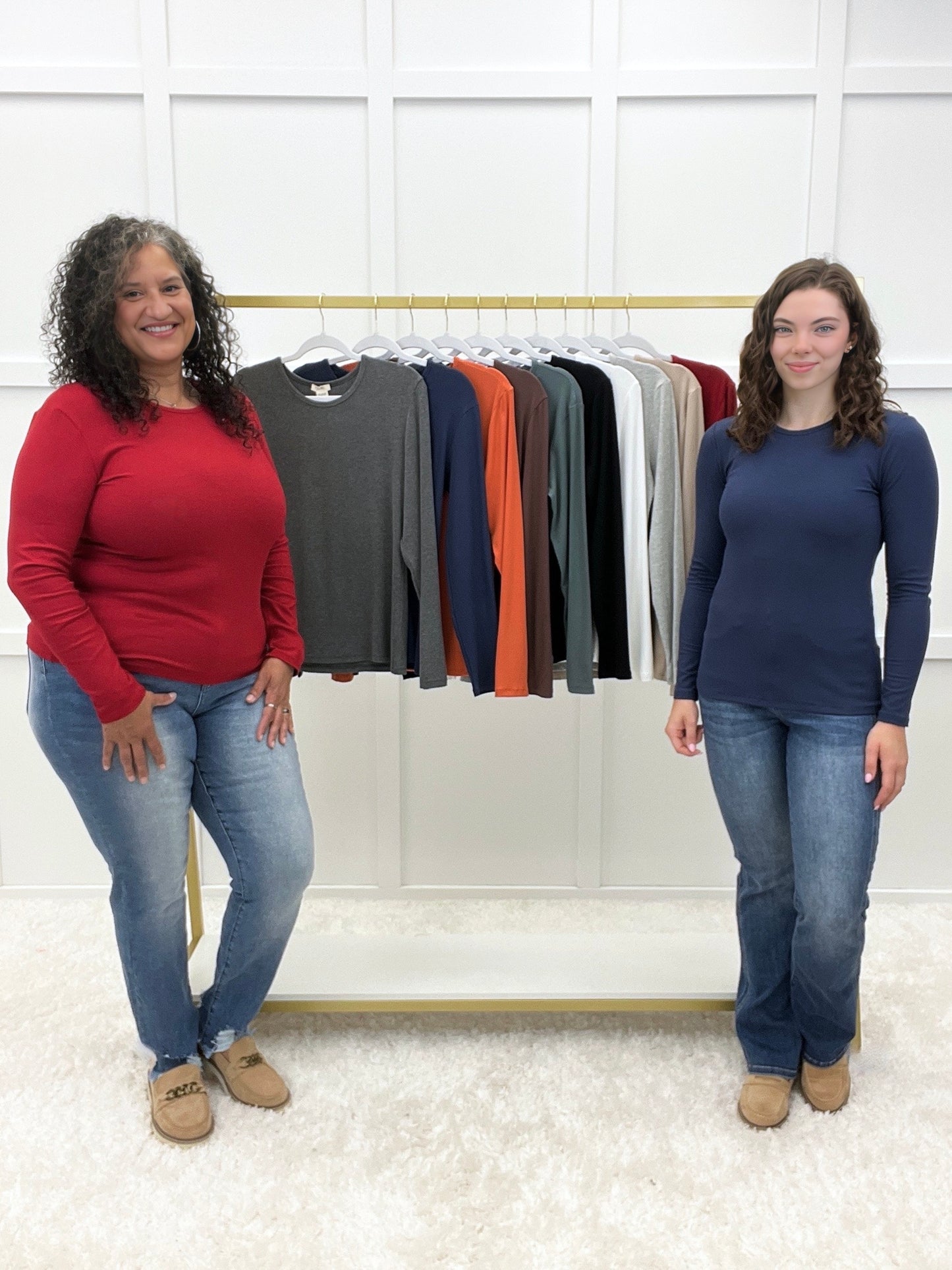 Cozy Core Long Sleeve Top | Multiple Colors