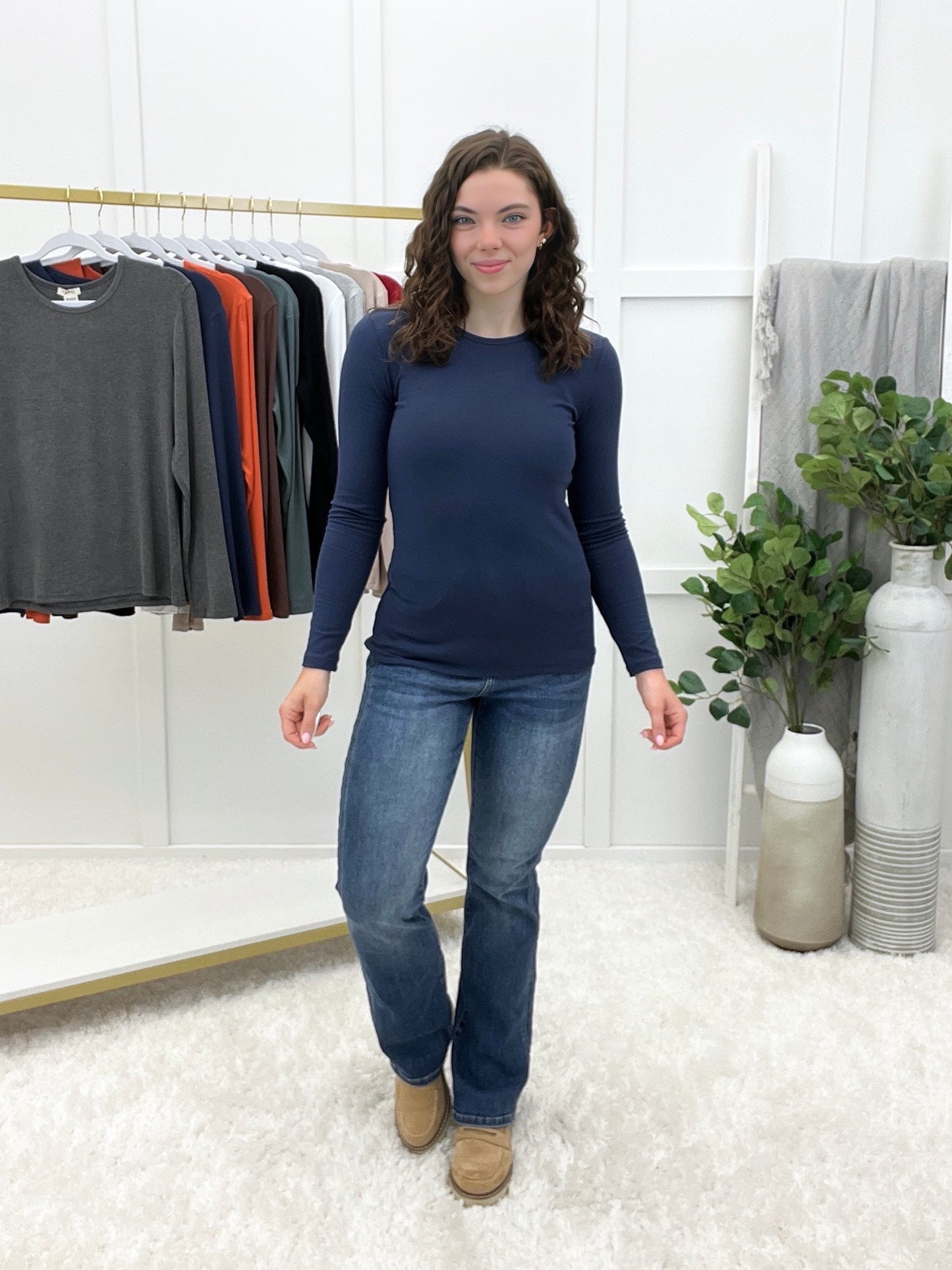 Cozy Core Long Sleeve Top | Multiple Colors