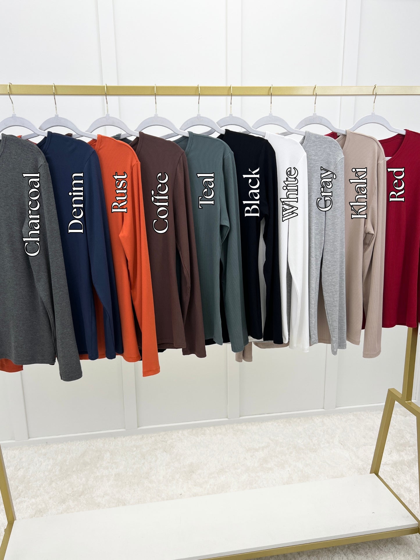 Cozy Core Long Sleeve Top | Multiple Colors