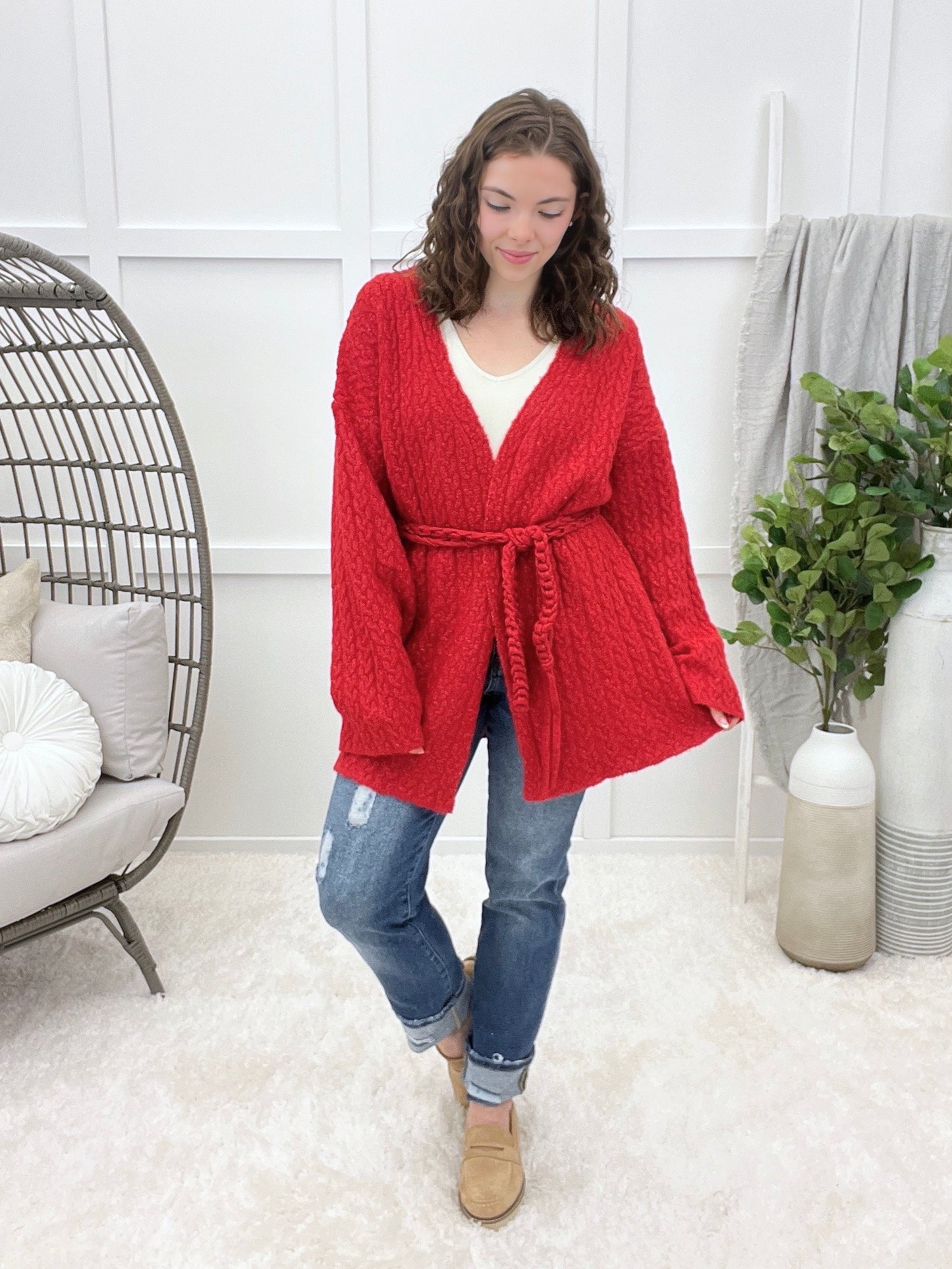 In The Moment Tie-front Cardigan