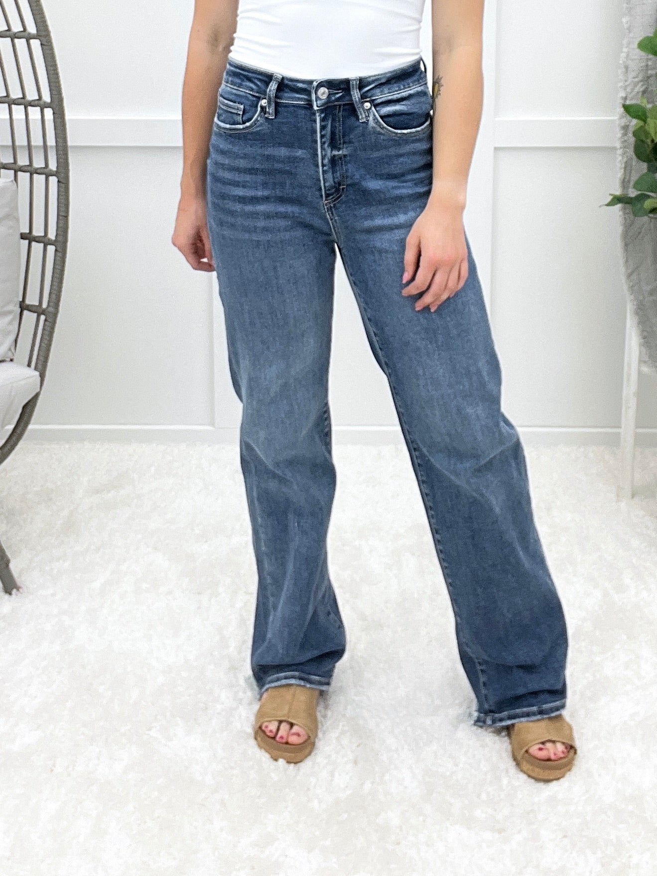 Liora Relaxed Straight Leg Jeans