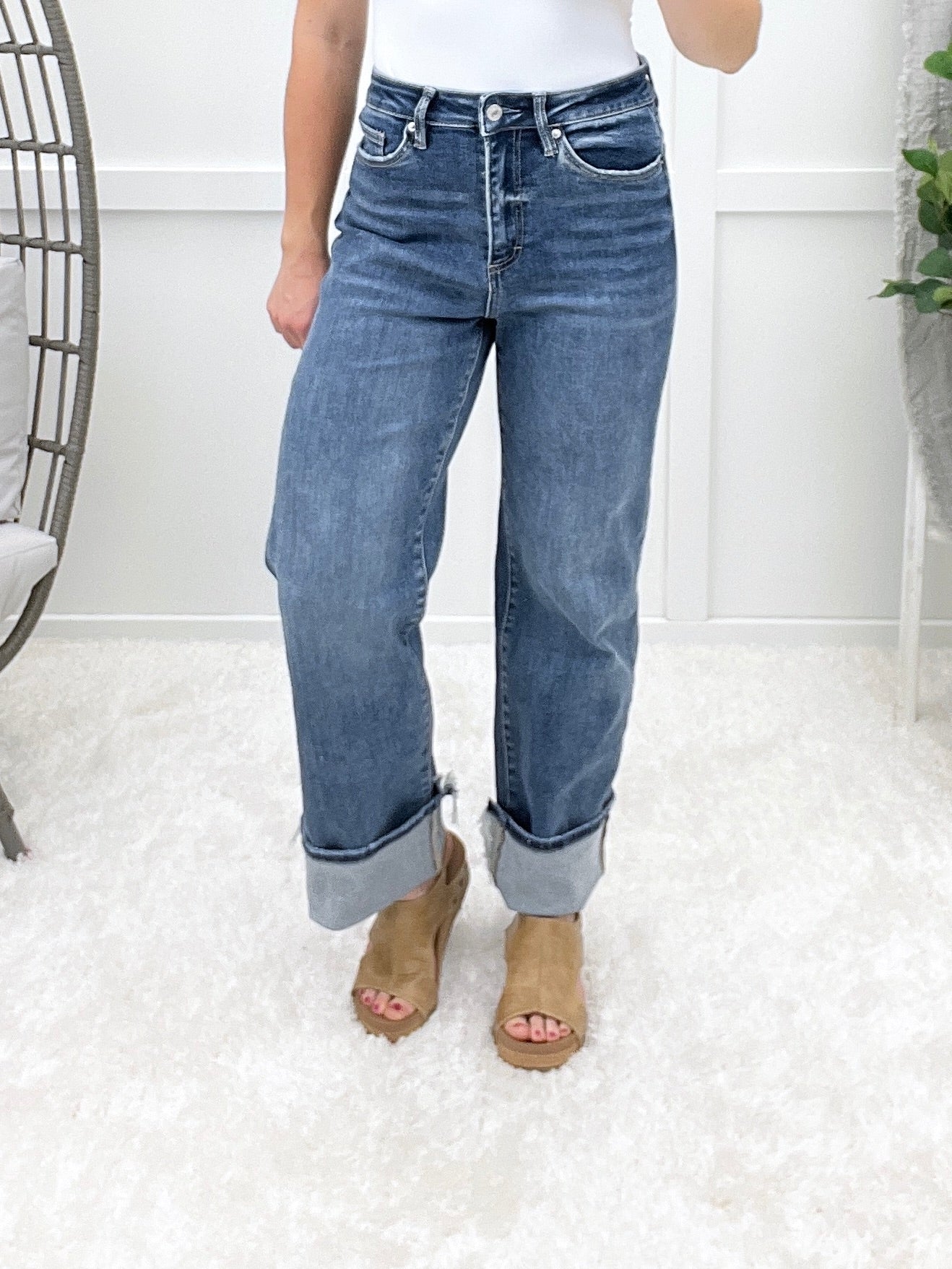 Liora Relaxed Straight Leg Jeans