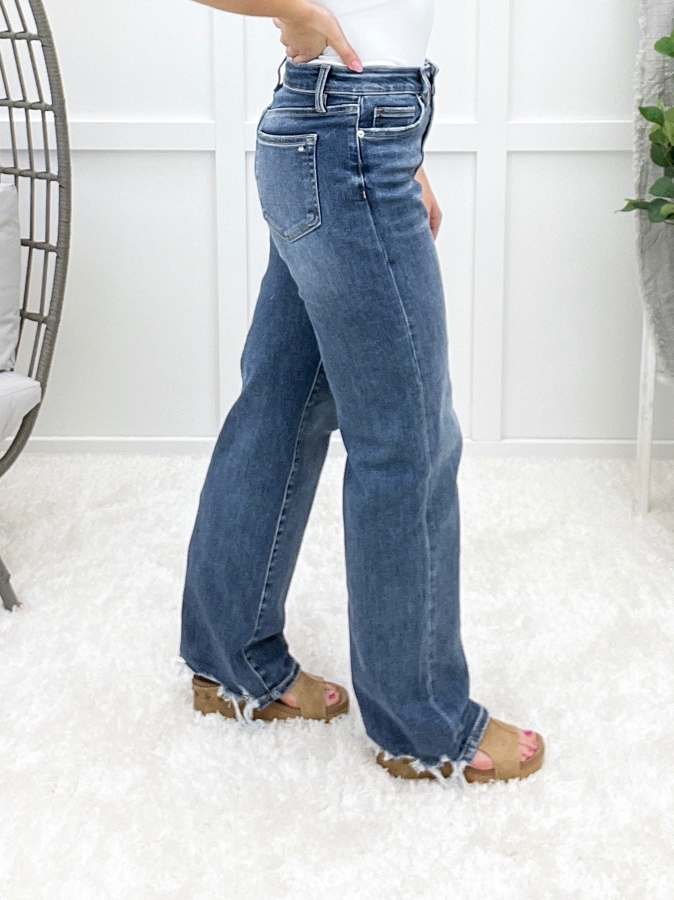 Liora Relaxed Straight Leg Jeans