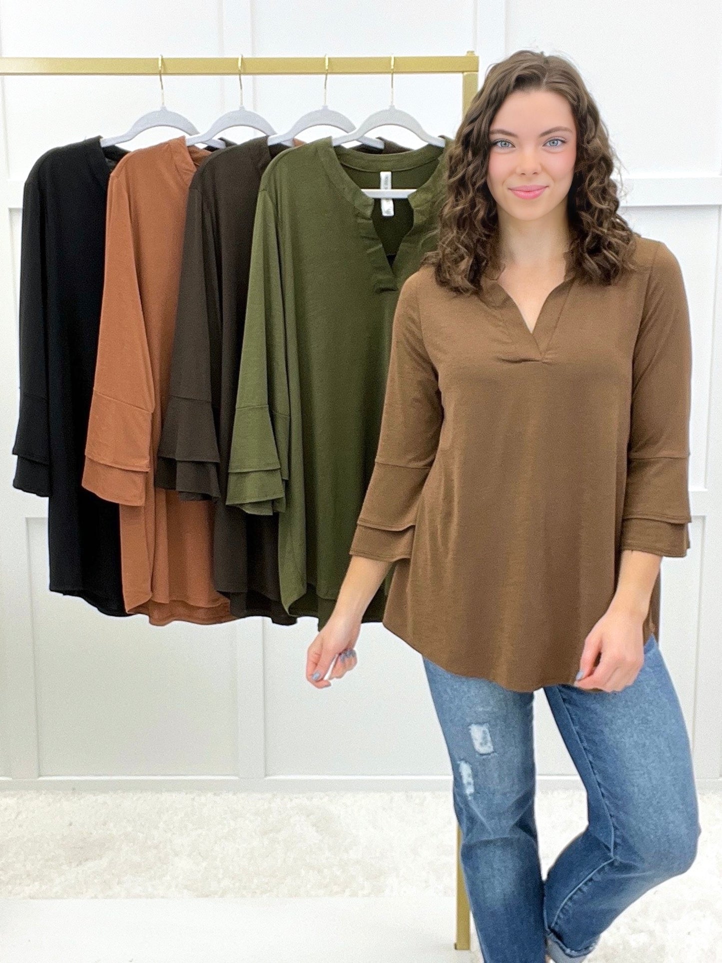 Dear Scarlett Keep Me Posted Lizzy Bell Top