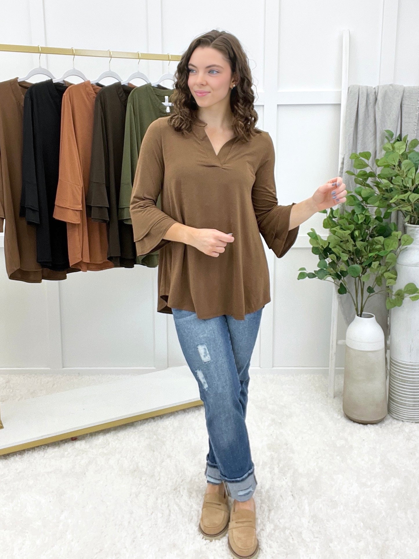 Dear Scarlett Keep Me Posted Lizzy Bell Top