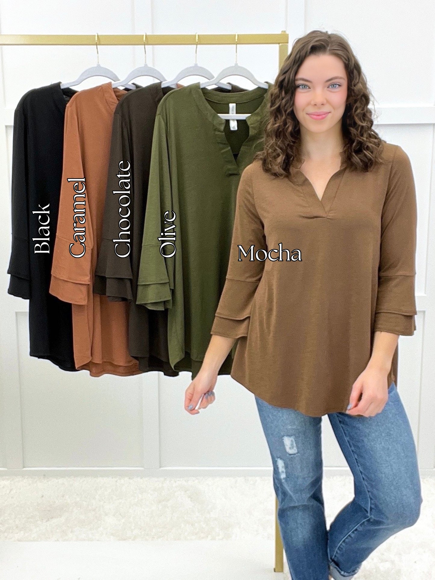 Dear Scarlett Keep Me Posted Lizzy Bell Top