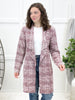 Dear Scarlett Classic Days Brixton Jacket - Wine Ivory