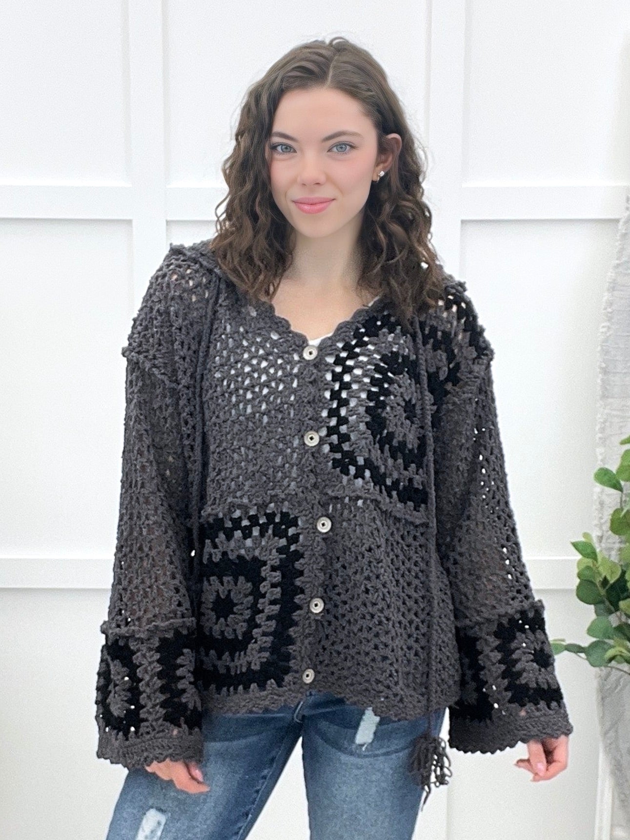 Cozy Haven Cardigan - Charcoal