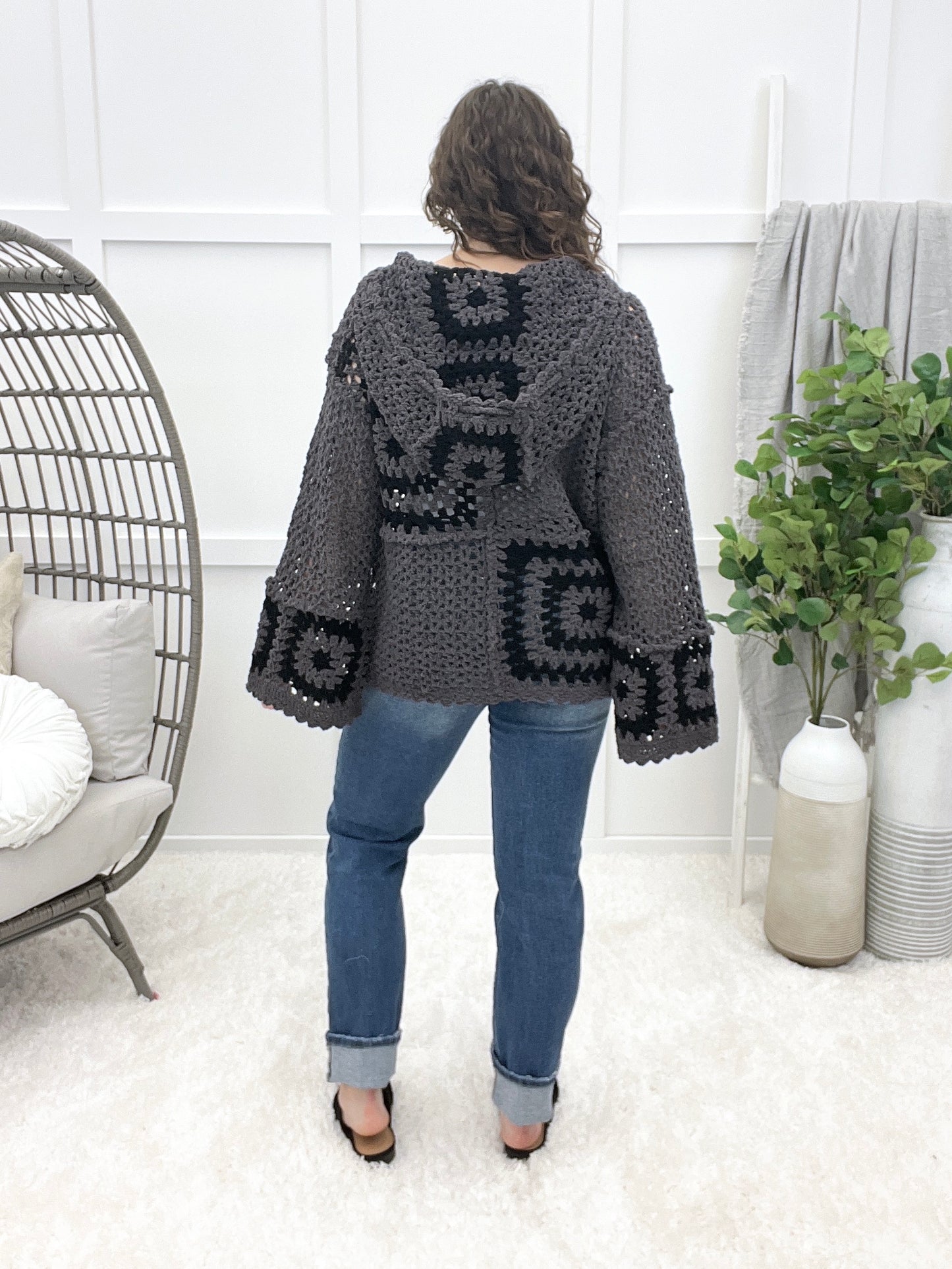 Cozy Haven Cardigan - Charcoal