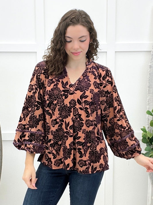 Elegant Blooms Top