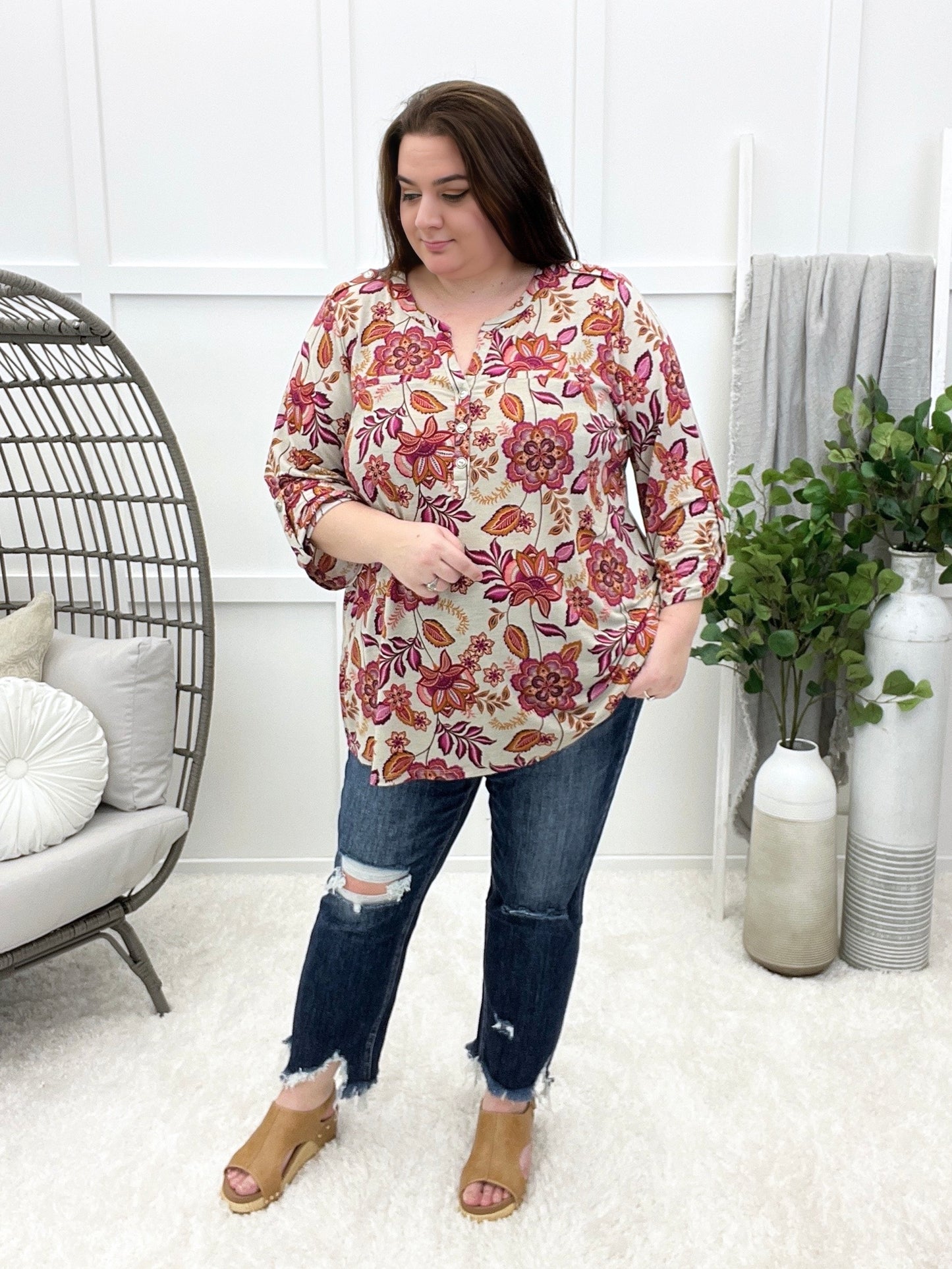 Dear Scarlett Country Roads Lizzy Top