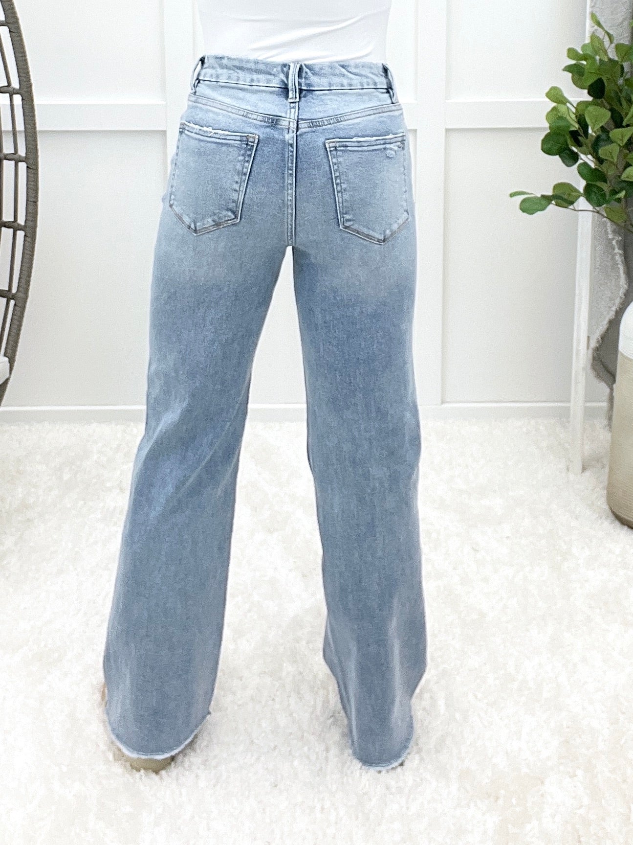 Calira Stretch Super High Rise Wide Leg Jeans