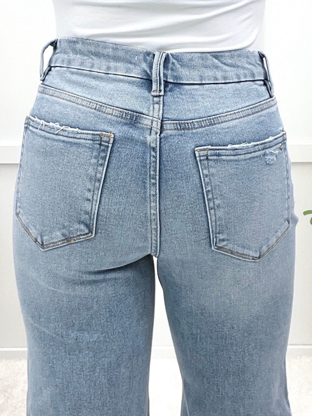 Calira Stretch Super High Rise Wide Leg Jeans