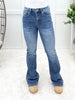 Serelina High Rise Distressed Flare Leg Jeans