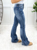Serelina High Rise Distressed Flare Leg Jeans
