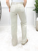The Ava From Saige Tummy Control Straight Leg Jeans - Beige