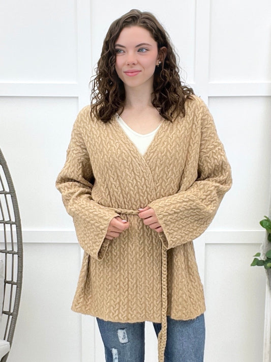Golden Hour Tie-front Cardigan