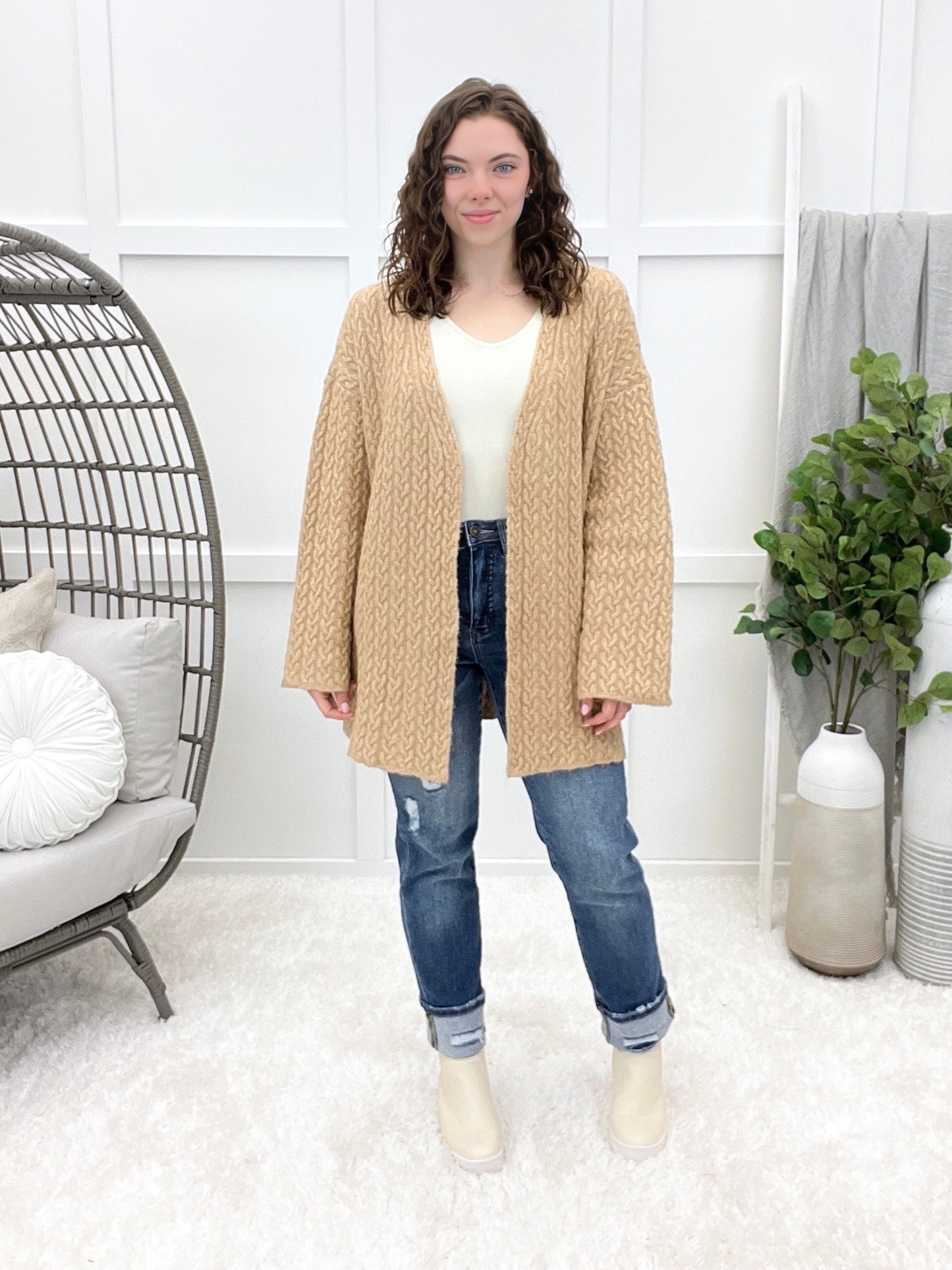 Golden Hour Tie-front Cardigan