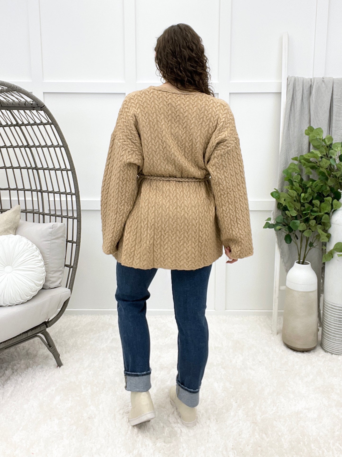 Golden Hour Tie-front Cardigan