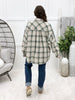 Cozy Days Green Flannel Button-up Top