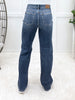 Judy Blue Kate Tummy Control V-Front Straight Leg Jeans