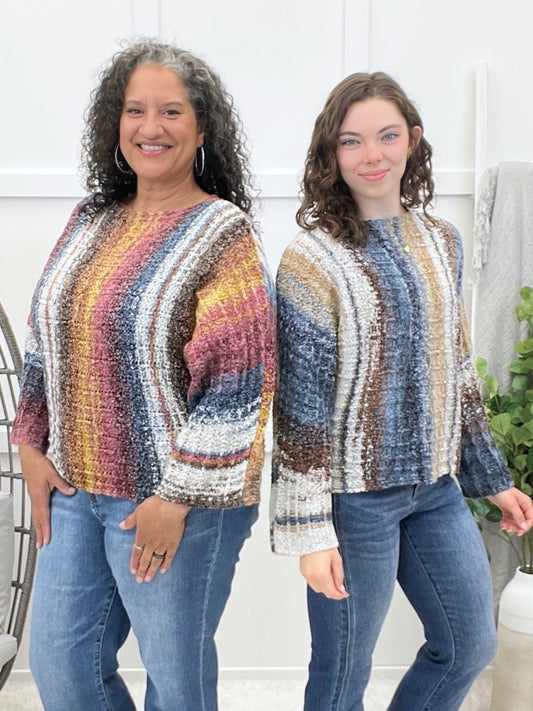 Stripes On The Horizon Sweater | 2 colors