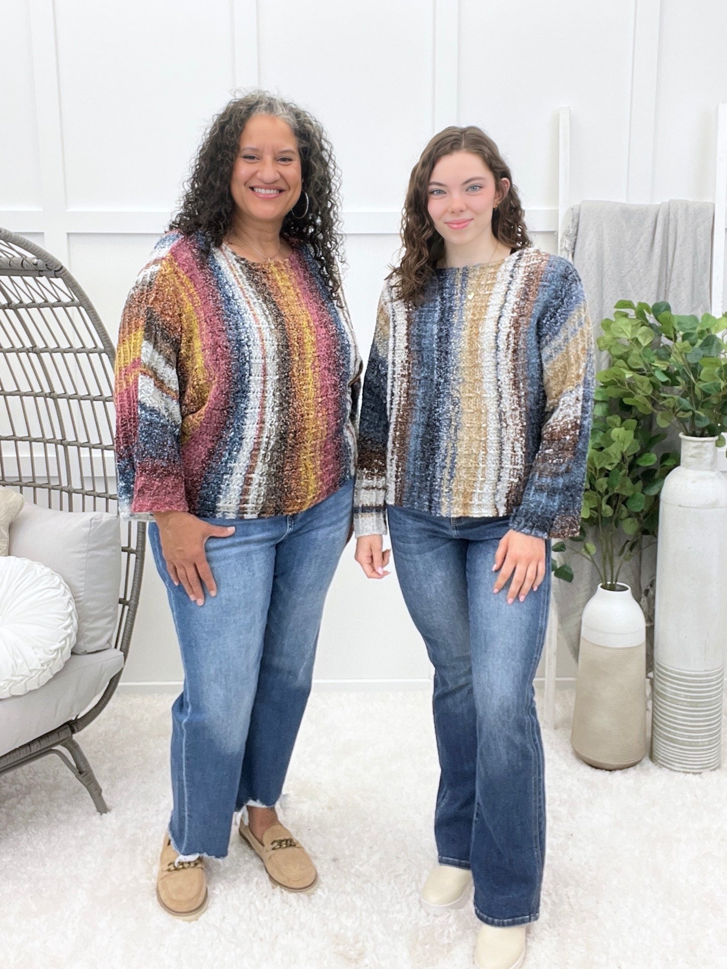 Stripes On The Horizon Sweater | 2 colors