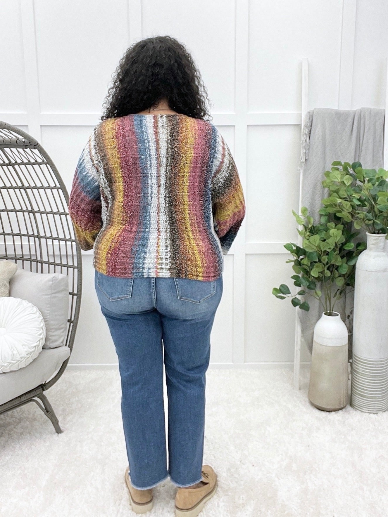 Stripes On The Horizon Sweater | 2 colors