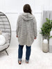 Cozy Lane Hooded Button-up Cardigan