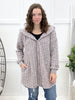 Love Over Fear Hooded Button-up Cardigan
