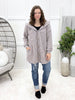Love Over Fear Hooded Button-up Cardigan